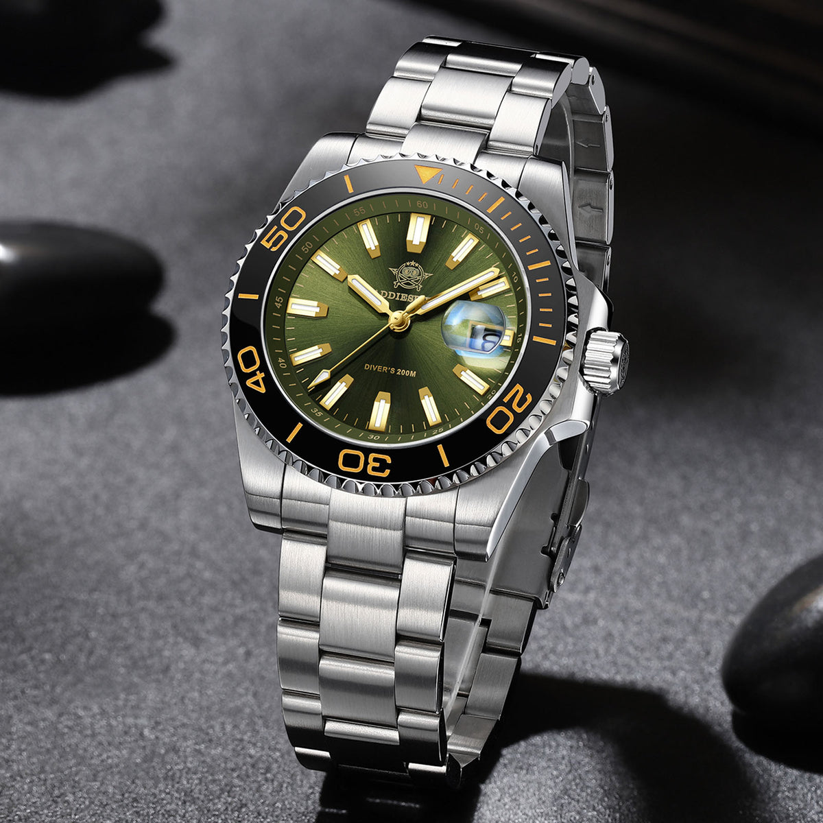 ★Speciale Capodanno★Orologio al quarzo vintage ADDIESDIVE da 41 mm, subacquei, AD2510