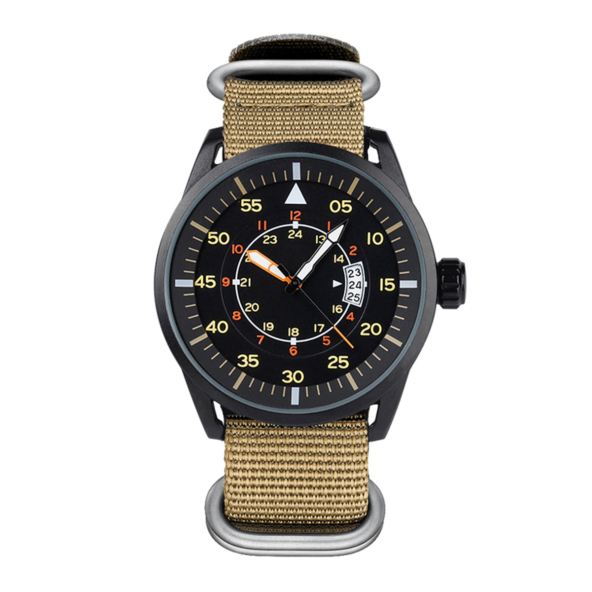 Orologio al quarzo Addiesdive MY-1508 Orologi sportivi Orologi da polso militari Marrone