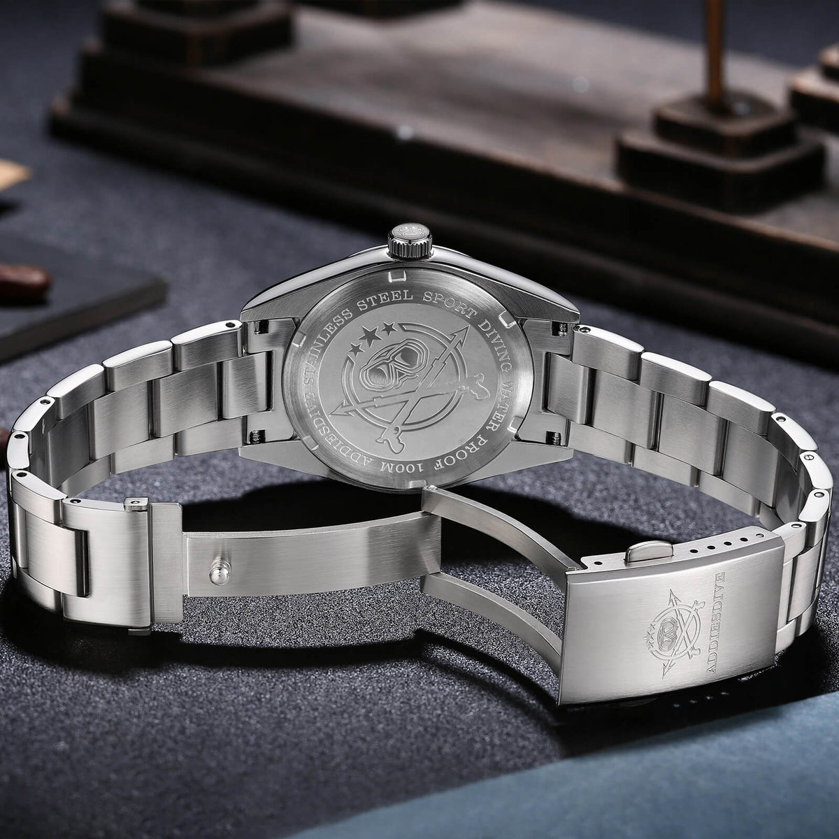 ADDIESDIVE Orologio al Quarzo Vintage 36mm C3 – Mod. AD2544