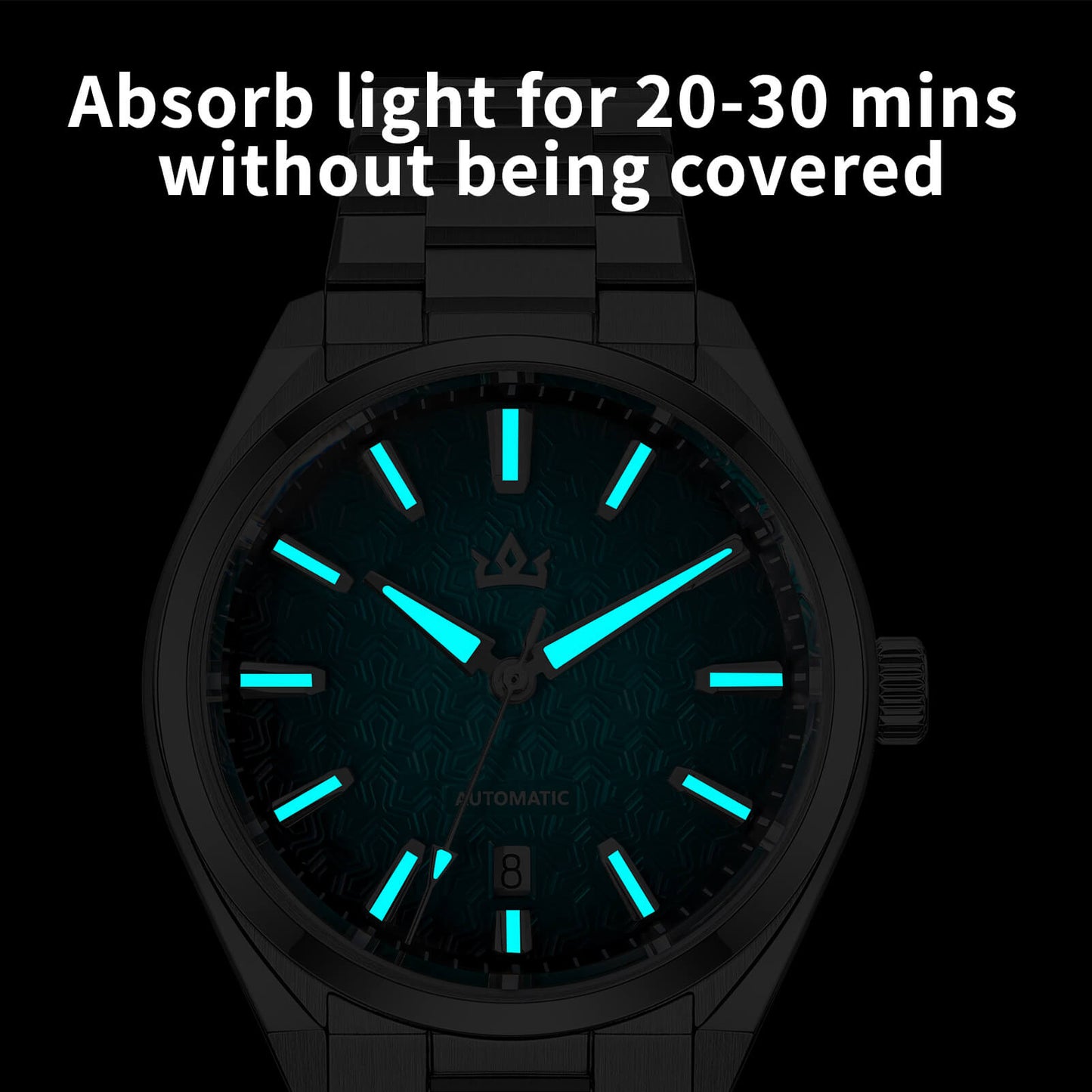 Orologio automatico di lusso AddiesKIN K014 da 40 mm con quadrante in rilievo tipo cammeo e movimento ST2130