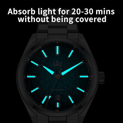 Orologio automatico di lusso AddiesKIN K014 da 40 mm con quadrante in rilievo tipo cammeo e movimento ST2130