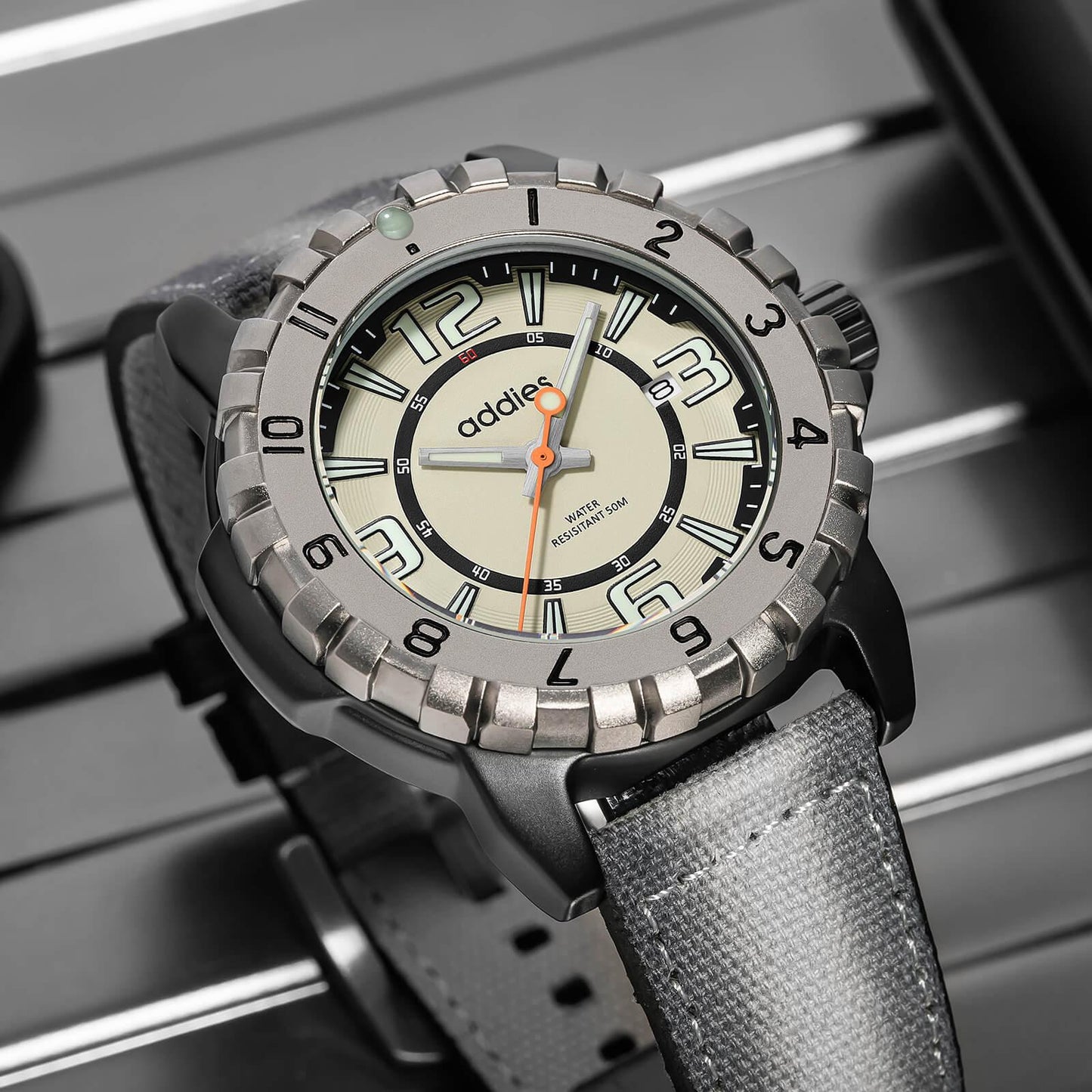 ADDIES Orologio Sportivo al Quarzo MY-057, Impermeabile Fino a 50 m