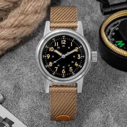 ★Magazzino Italia★ADDIESDIVE Orologio meccanico vintage 36mm AD2076