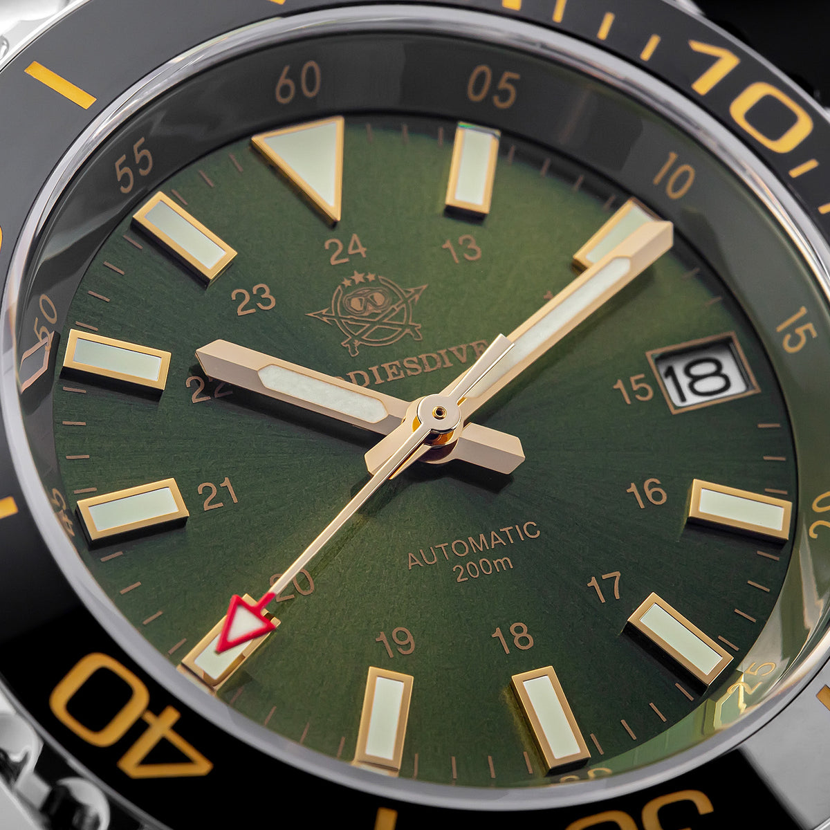 ★Saldi Anniversario★Orologio subacqueo automatico da uomo ADDIESDIVE con vetro zaffiro sintetico AD2504