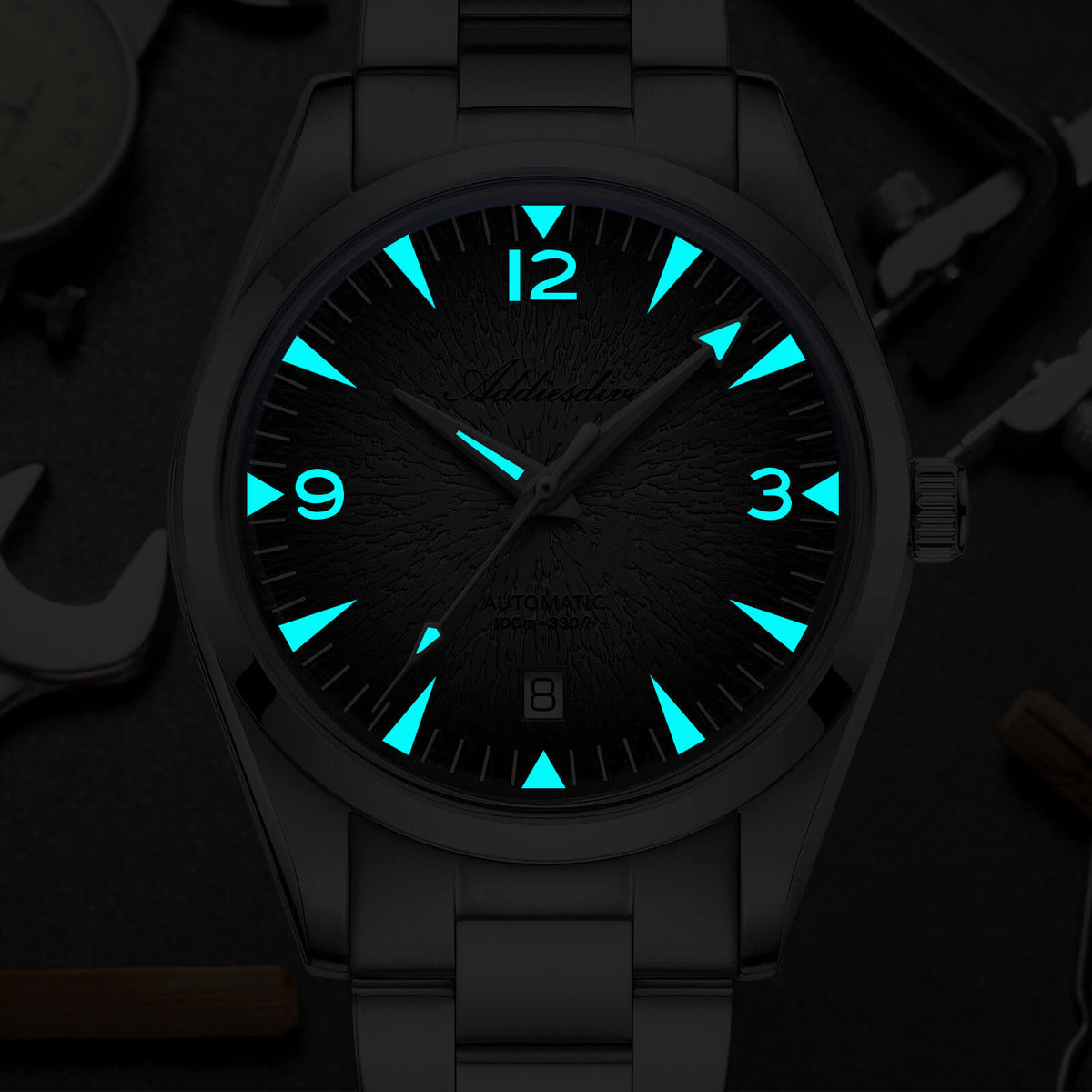 Orologio automatico da uomo Addiesdive Ocean Breath, AD2508