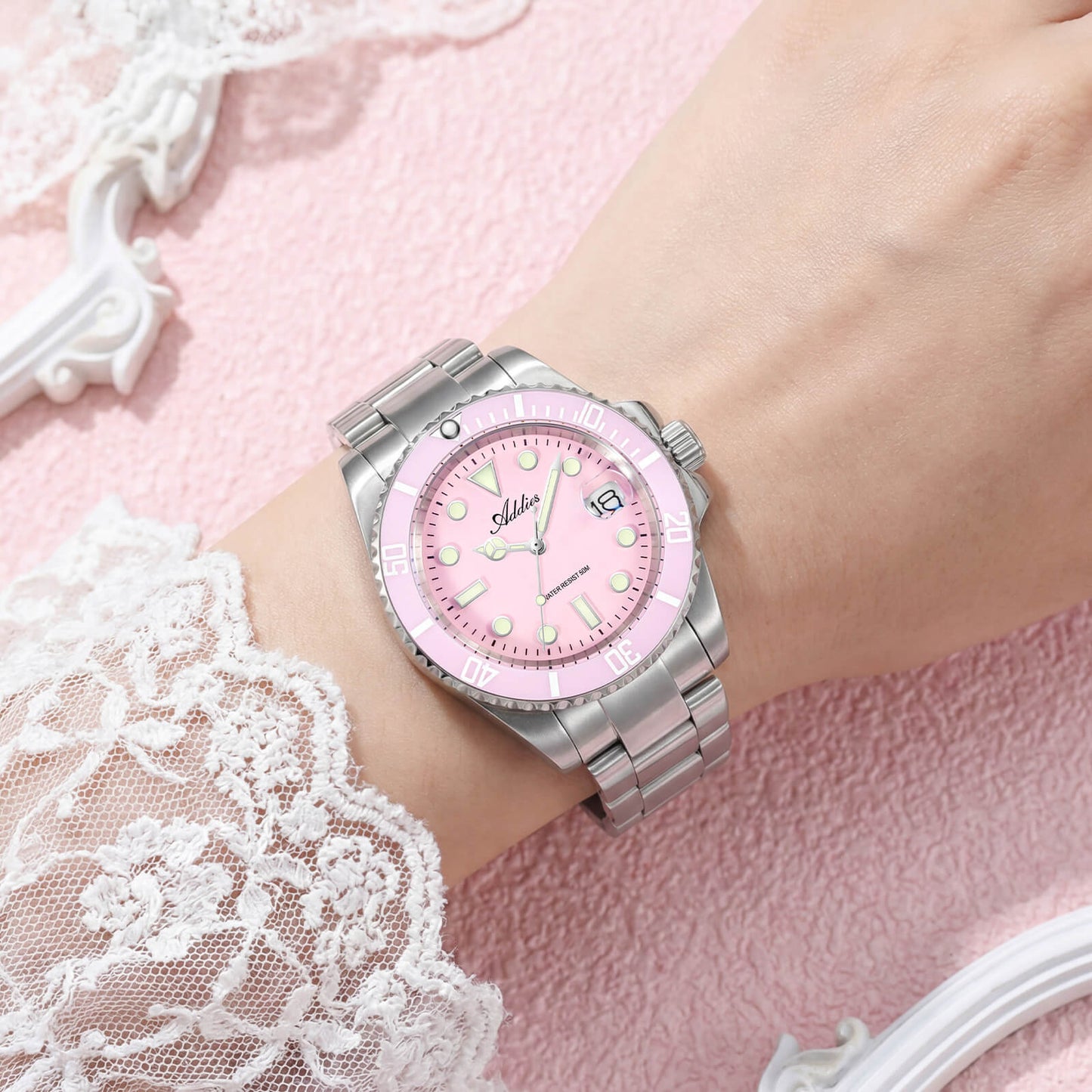 Addies Orologio al quarzo Luxury in acciaio inossidabile AW25902
