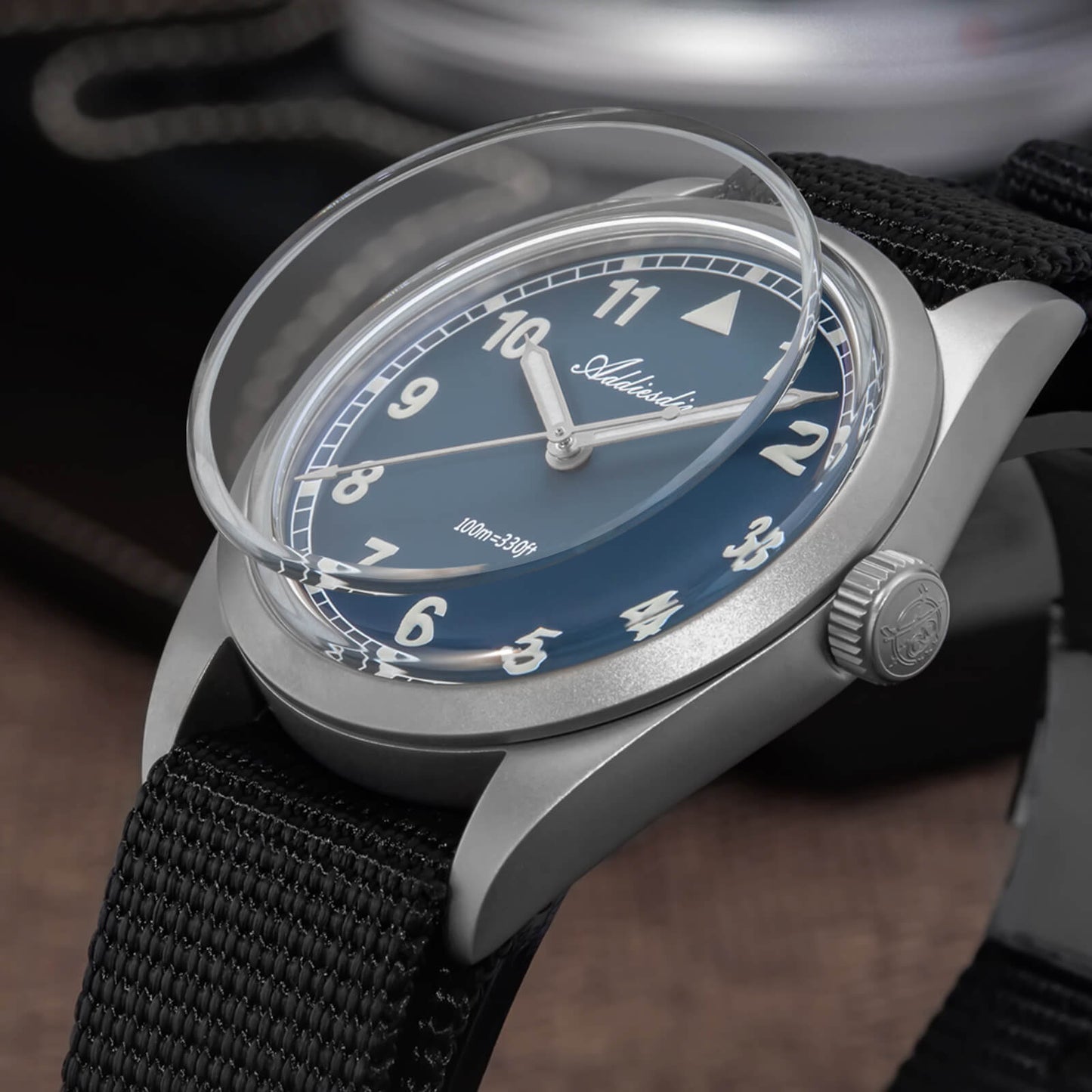 ADDIESDIVE 37mm VH31 Retro Pilot Field Watch AD2079