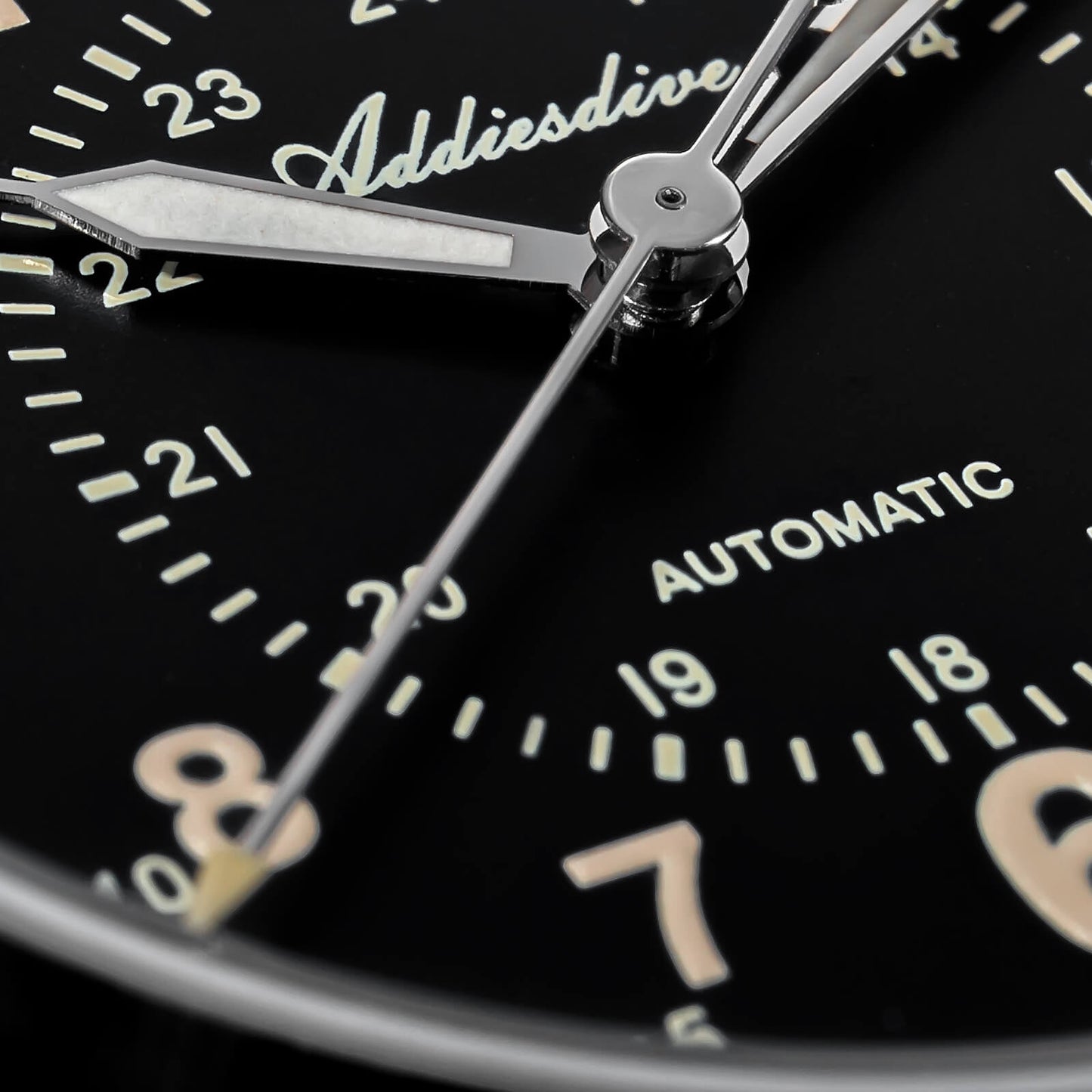 ★Magazzino Italia★ADDIESDIVE Orologio automatico in cristallo di zaffiro da 39 mm Orologio da campo AD2074