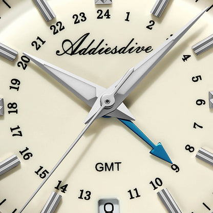 ★Saldi Anniversario★ADDIESDIVE Orologio al Quarzo GMT Elegance Collection AD2065