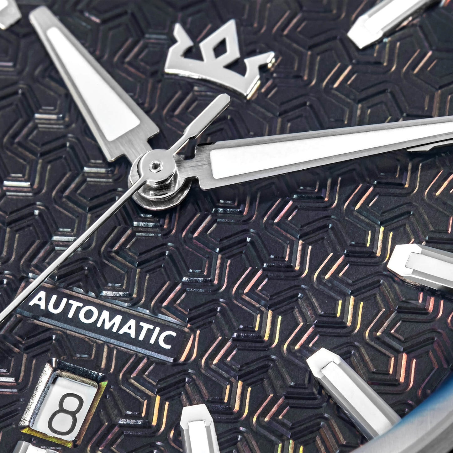 Orologio automatico di lusso AddiesKIN K014 da 40 mm con quadrante in rilievo tipo cammeo e movimento ST2130
