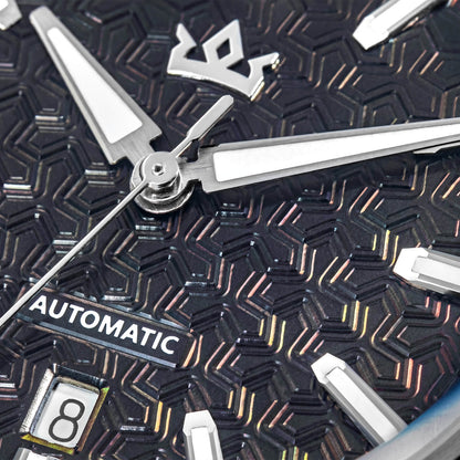 Orologio automatico di lusso AddiesKIN K014 da 40 mm con quadrante in rilievo tipo cammeo e movimento ST2130