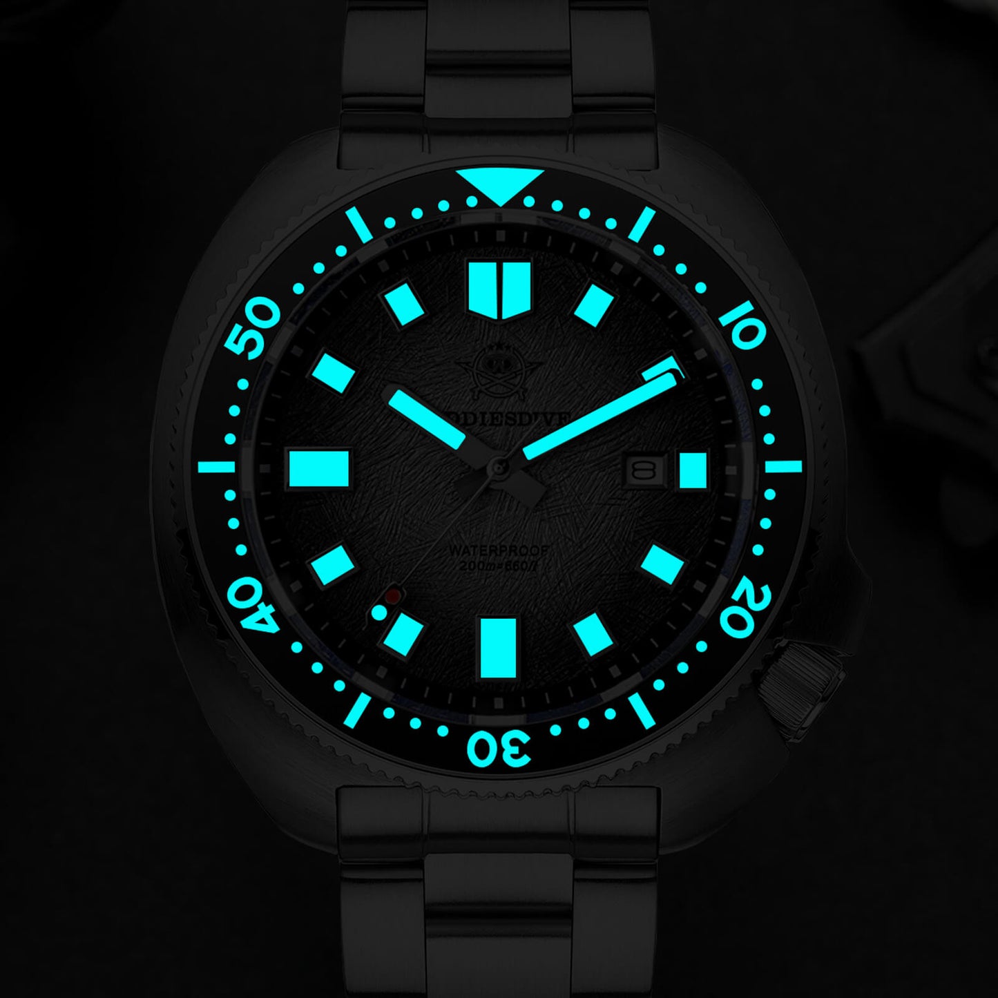 ★Saldi Anniversario★Addiesdive Turtle Orologio subacqueo al quarzo da uomo con cristallo di zaffiro AD2511