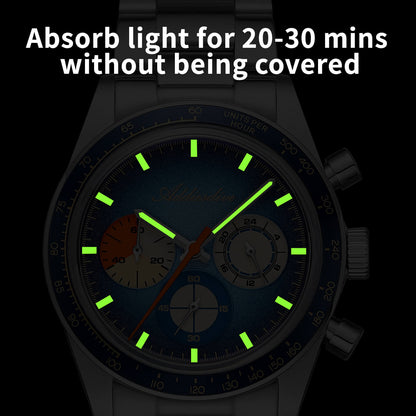 ADDIESDIVE 37mm Orologio Cronografo al Quarzo di Lusso AD2551