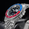 ADDIESDIVE Water Ghost Orologio Subacqueo di Lusso GMT Orologio al Quarzocon Calendario AD2050