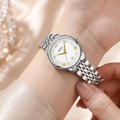 Orologio da donna di lusso Addies, al quarzo, in acciaio inossidabile, 31 mm – AW25904