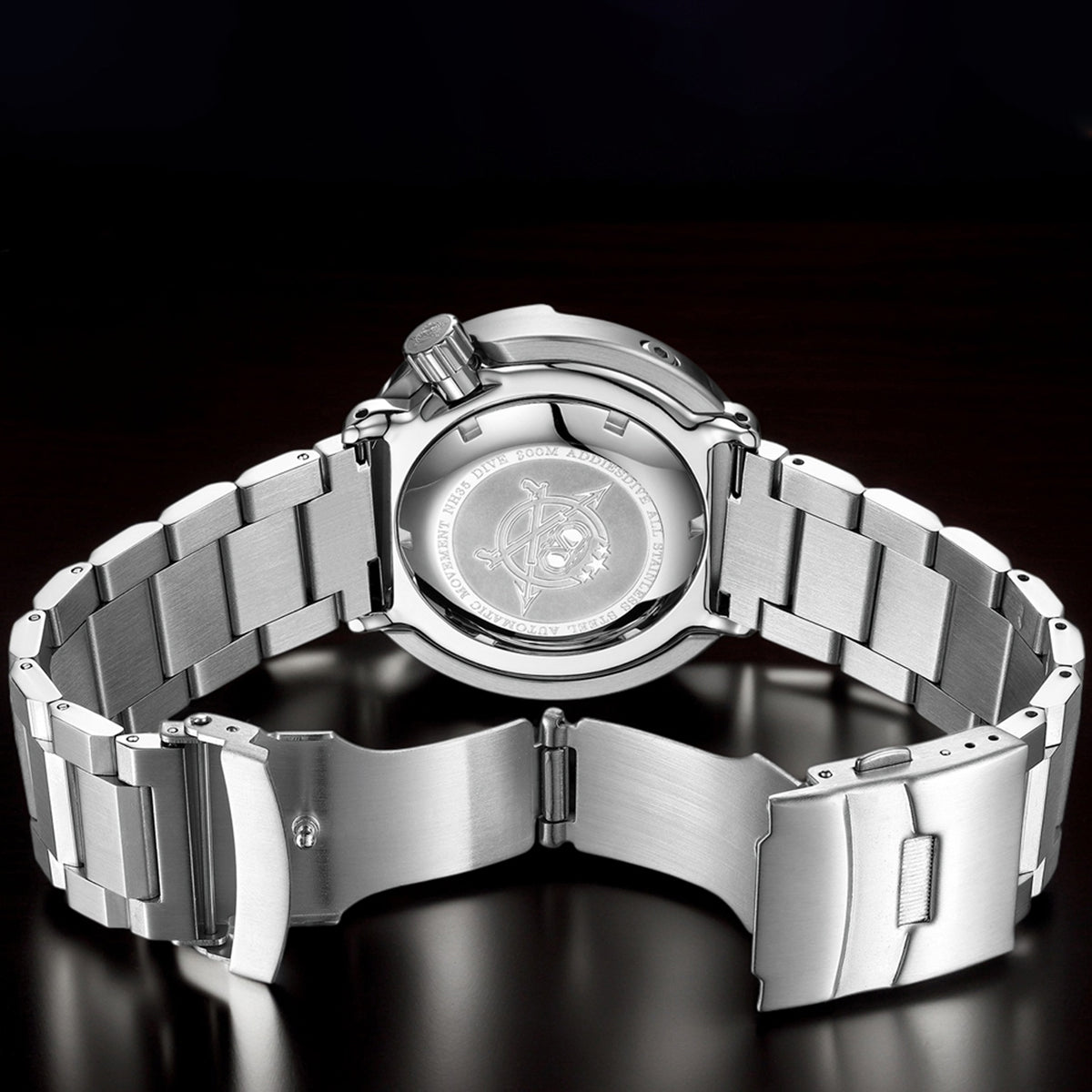 ★Speciale Capodanno★ Orologio automatico Addiesdive con cinturino in acciaio inossidabile, AD2098
