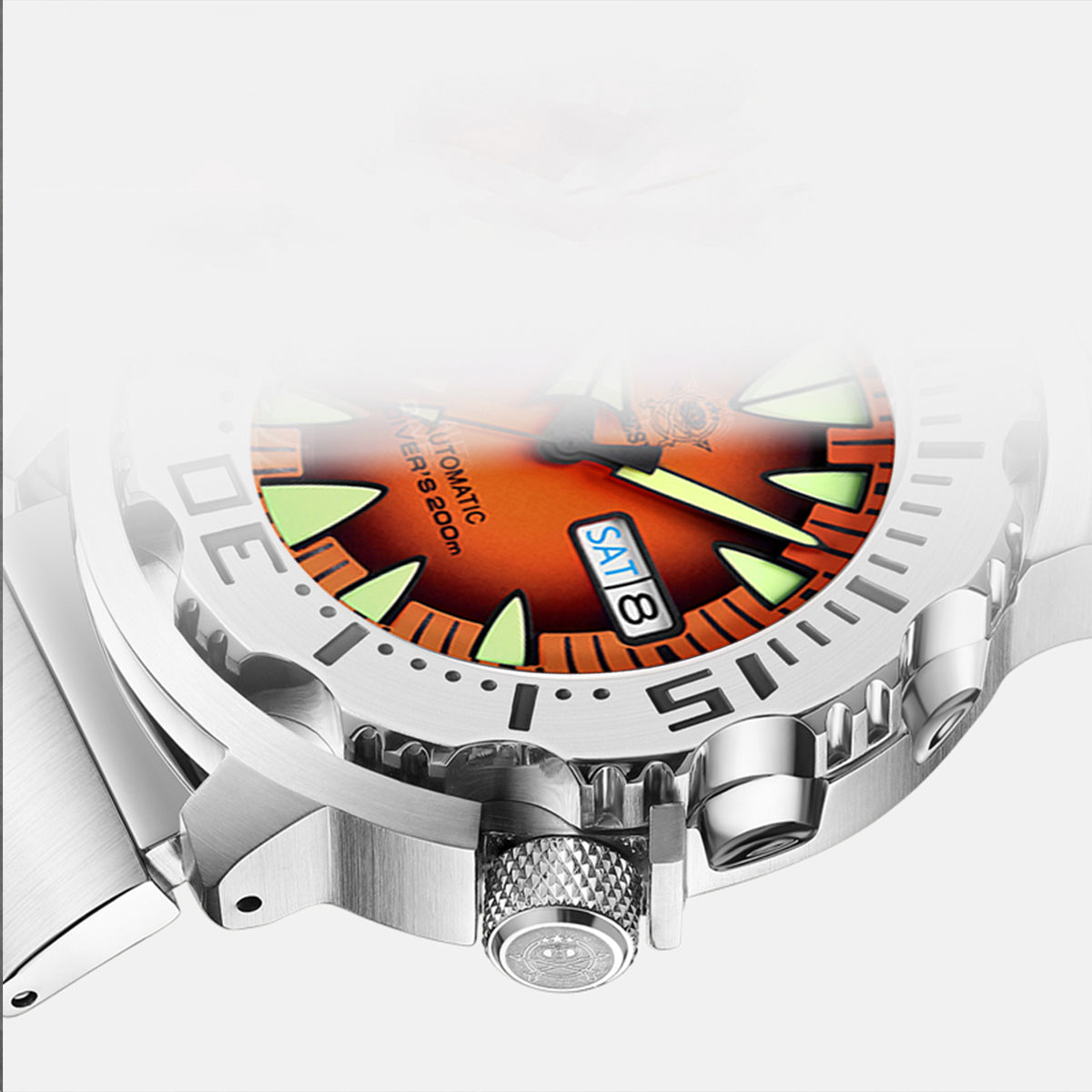 🔥SALDI D'AUTUNNO 🔥 Orologi automatici da sub ADDIESDIVE® Monster da uomo (AD2103)