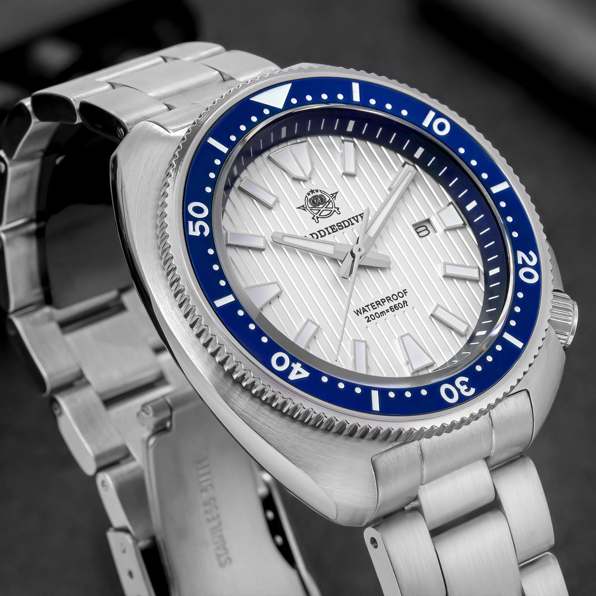 ★Offerta speciale★ Orologio subacqueo al quarzo da uomo Addiesdive Turtle 41 mm AD2507