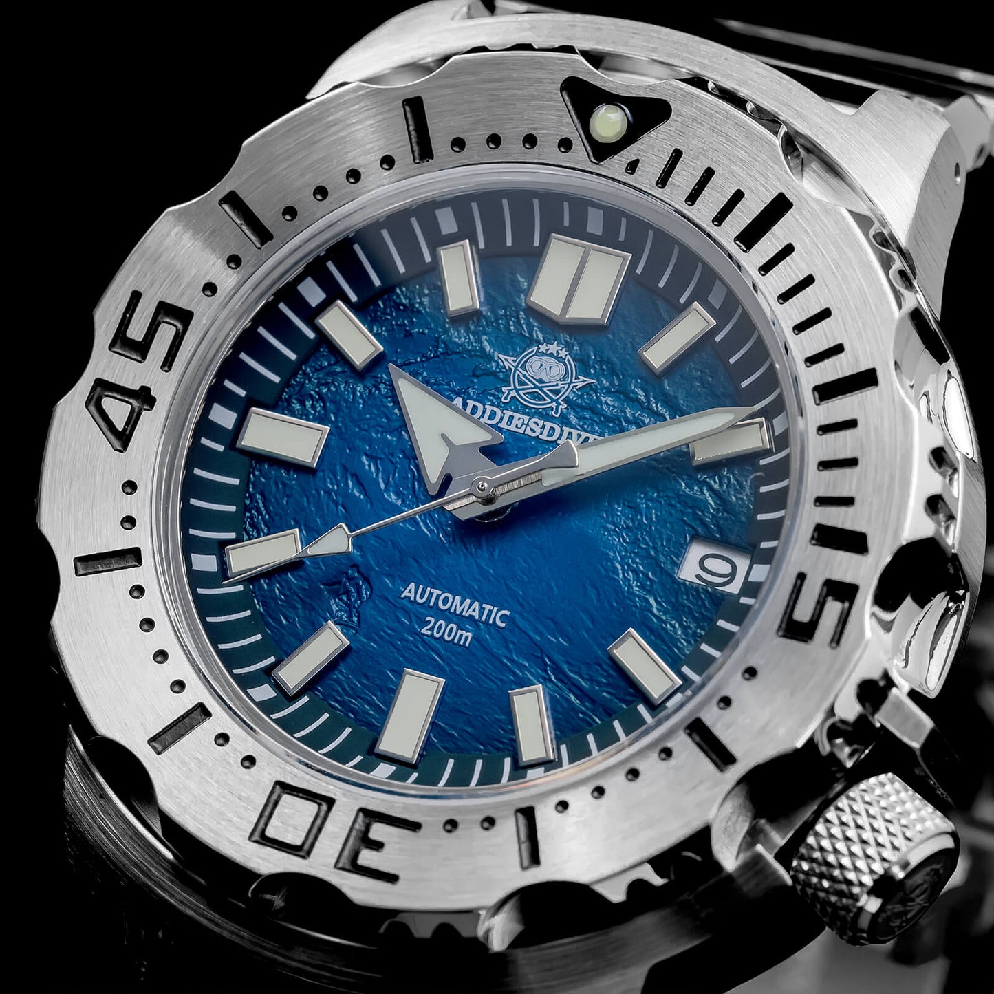 ★Speciali settimanali★ADDIESDIVE Orologio Subacqueo OceanMonster AD2047