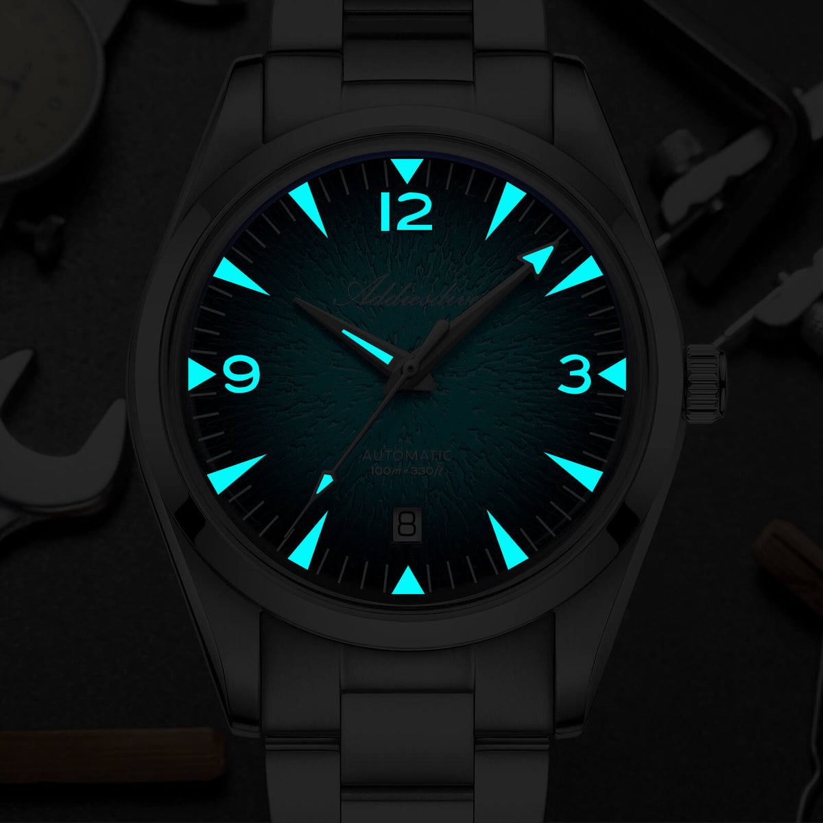 Orologio automatico da uomo Addiesdive Ocean Breath, AD2508