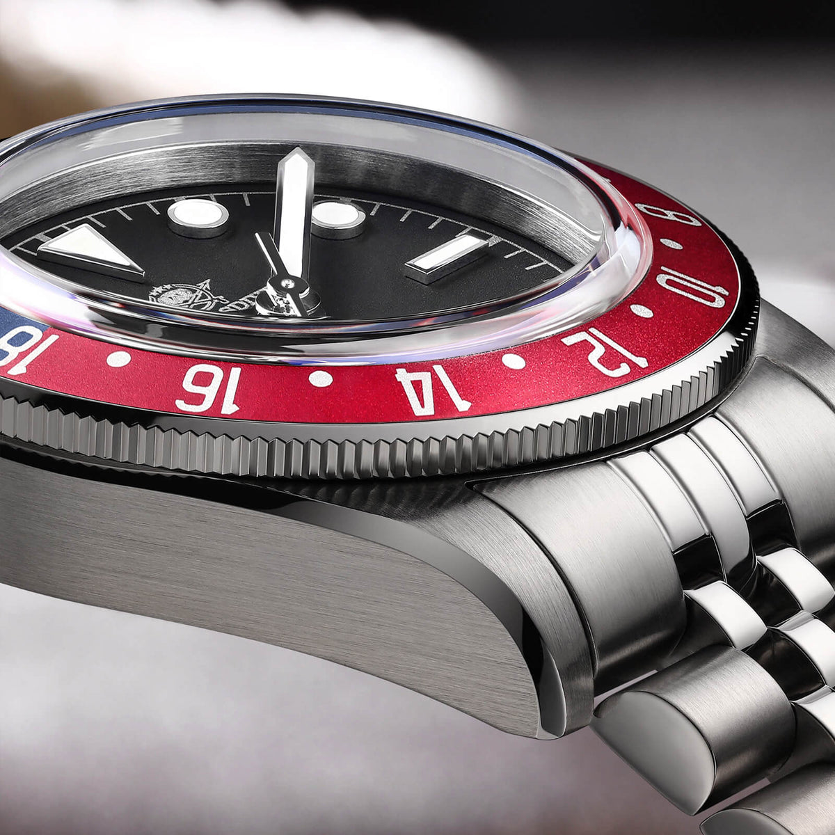 ★Saldi Anniversario★ADDIESDIVE 39mm Orologio al Quarzo BB58 GMT AD2044