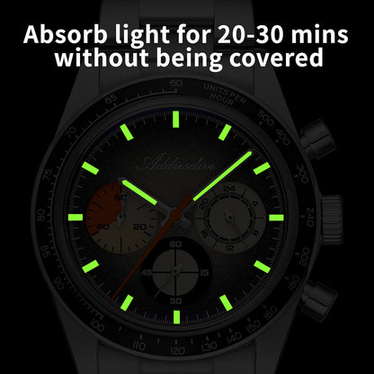 ADDIESDIVE 37mm Orologio Cronografo al Quarzo di Lusso AD2551