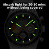 ADDIESDIVE 37mm Orologio Cronografo al Quarzo di Lusso AD2551