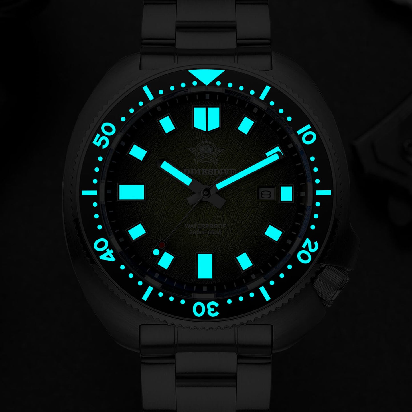 ★Saldi Anniversario★Addiesdive Turtle Orologio subacqueo al quarzo da uomo con cristallo di zaffiro AD2511