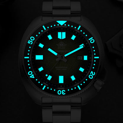 ★Saldi Anniversario★Addiesdive Turtle Orologio subacqueo al quarzo da uomo con cristallo di zaffiro AD2511