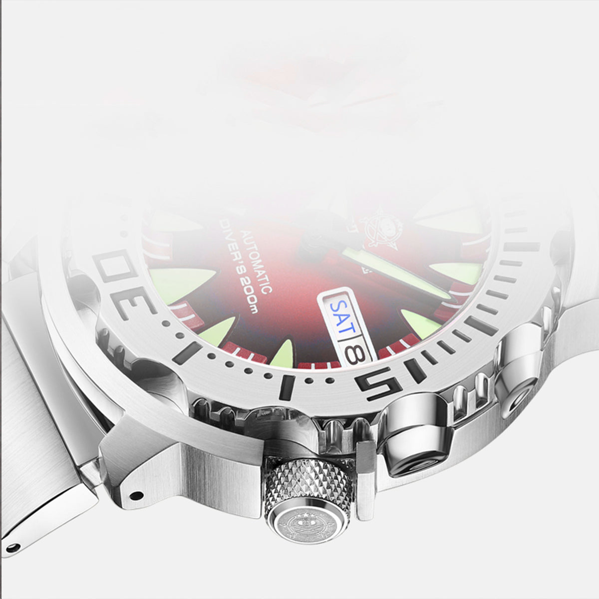🔥SALDI D'AUTUNNO 🔥 Orologi automatici da sub ADDIESDIVE® Monster da uomo (AD2103)