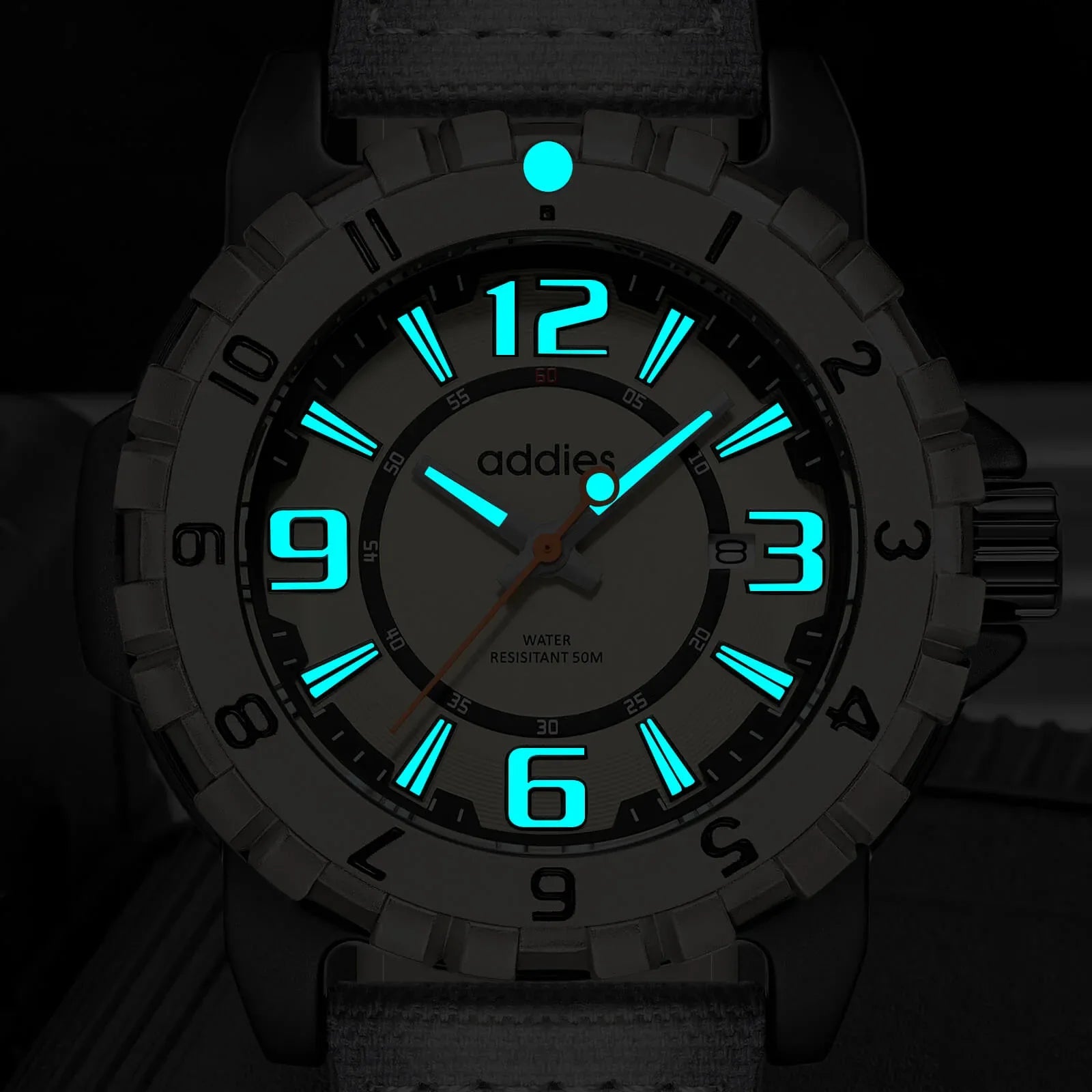 ADDIES Orologio Sportivo al Quarzo MY-057, Impermeabile Fino a 50 m