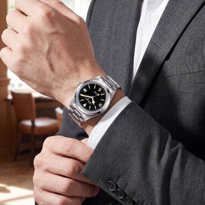 Orologio ADDIESDIVE 36mm AD2556 Automatico Stile Explorer con Movimento ST2130 e Vetro Zaffiro Bombato