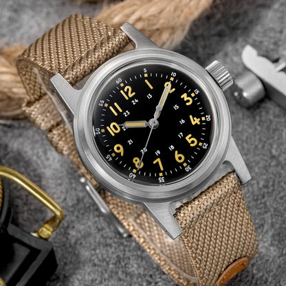 ADDIESDIVE 36mm Orologio Meccanico Vintage AD2076