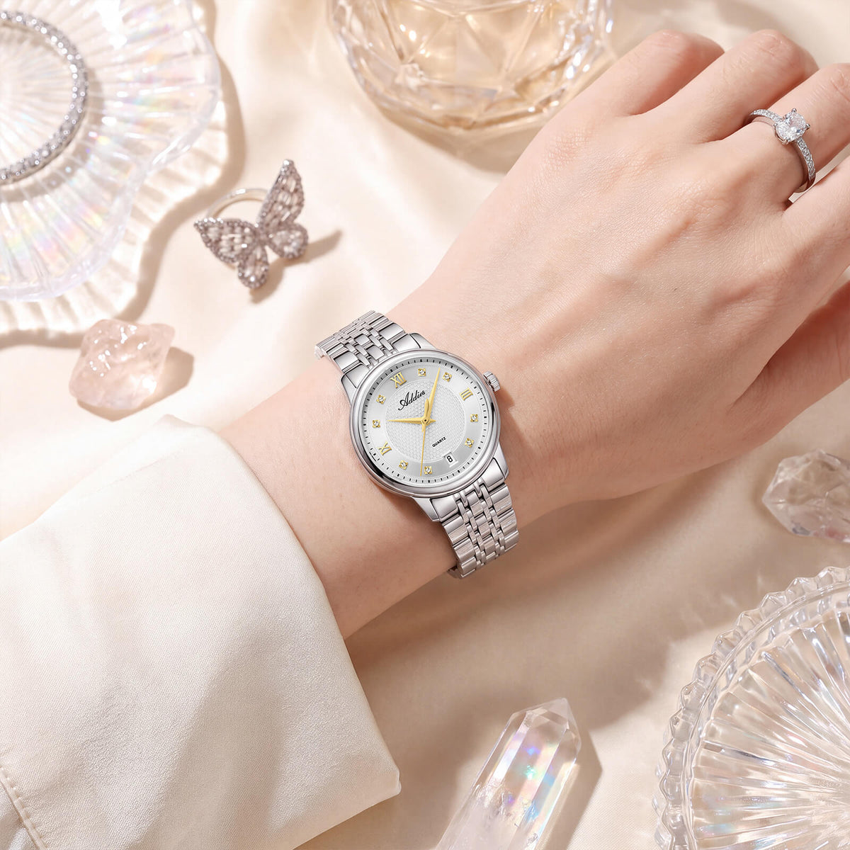 Orologio da donna di lusso al quarzo Addies da 31 mm AW25913