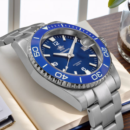 Orologio subacqueo automatico da uomo Addiesdive con BGW9 Super Lume AD2085