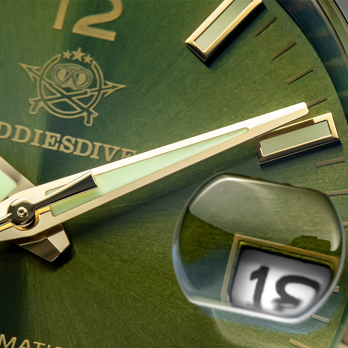 Orologio subacqueo automatico da uomo Addiesdive con BGW9 Super Lume AD2085