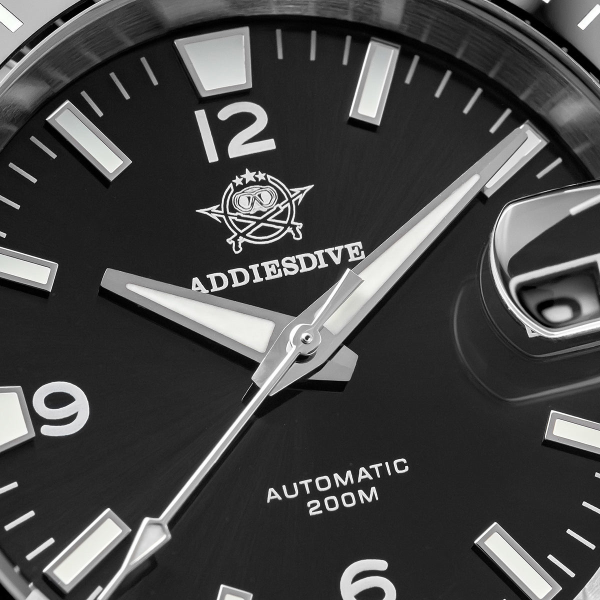 Orologio subacqueo automatico da uomo Addiesdive con BGW9 Super Lume AD2085