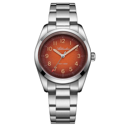 ADDIESDIVE 36mm Orologio al Quarzo di Lusso AD2553 Arancione