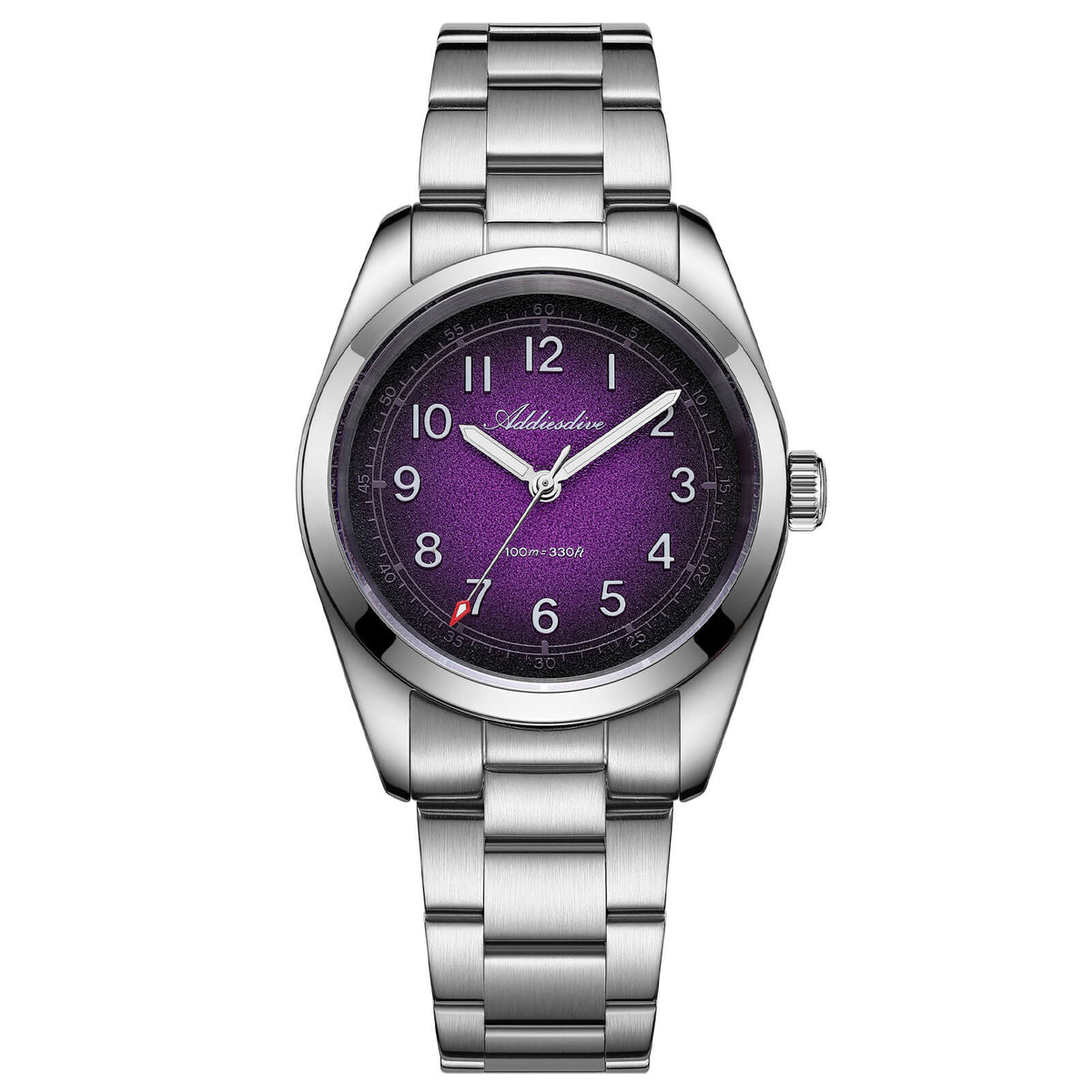 ADDIESDIVE 36mm Orologio al Quarzo di Lusso AD2553 (Copy) Viola