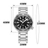 ★Magazzino italiano★Orologio subacqueo professionale ADDIESDIVE 1000m, movimento 8215, 45mm (AD2523)