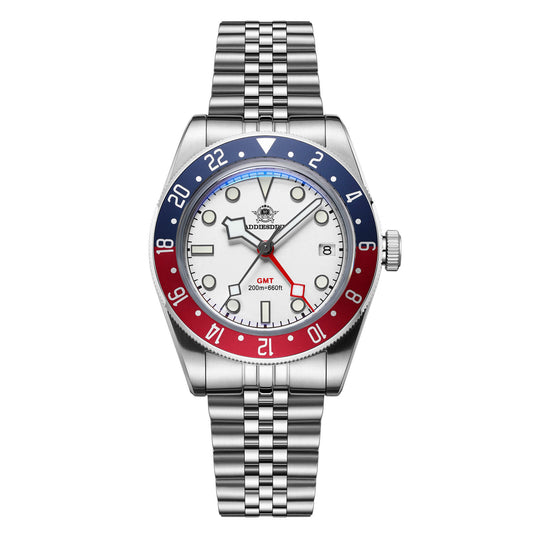 ★Magazzino italiano★ADDIESDIVE Orologio al quarzo BB58 GMT da 39 mm AD2044