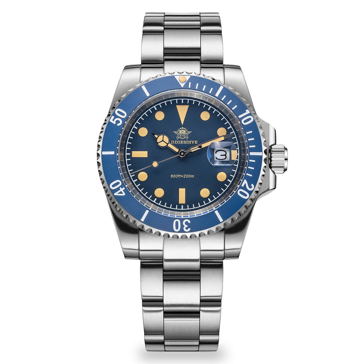 🔥SALDI D'AUTUNNO 🔥 ADDIESDIVE Orologio al Quarzo Retro Sub AD2054 blu