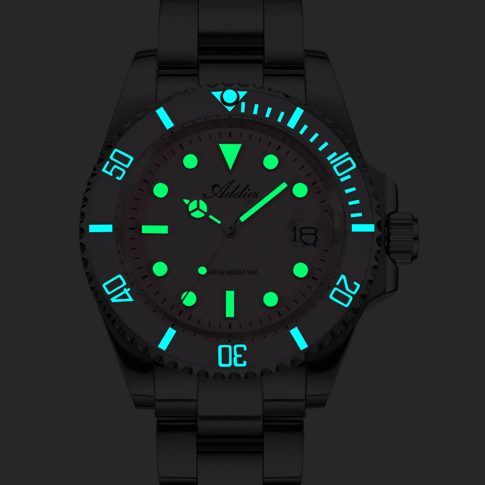 Addies Orologio al quarzo Luxury in acciaio inossidabile AW25902