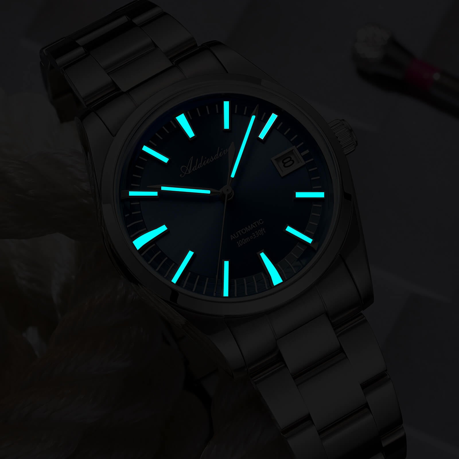 ADDIESDIVE 39mm Orologio Automatico NH35 AD2077