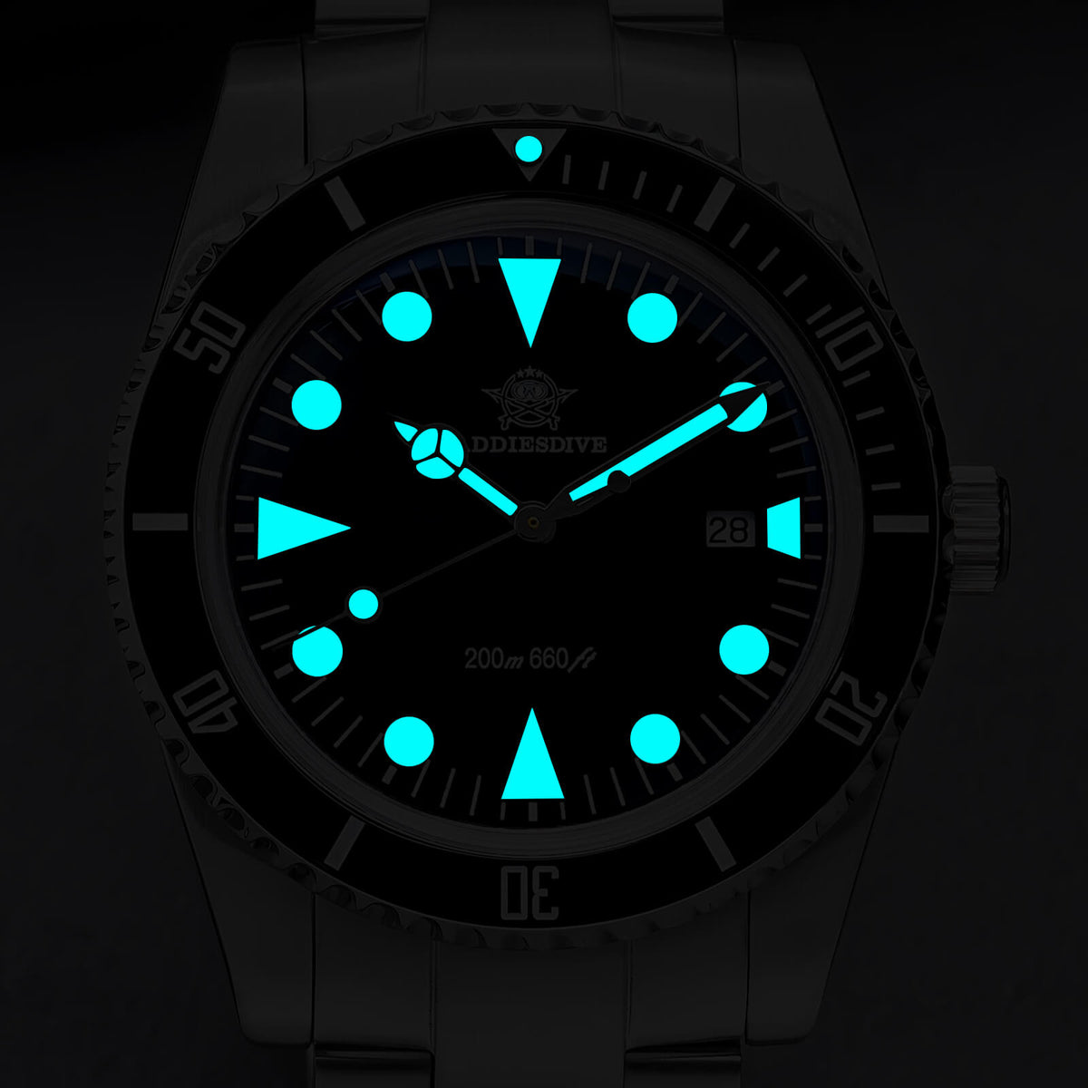 🔥SALDI D'AUTUNNO 🔥 ADDIESDIVE Orologio al Quarzo da 39 mm con Lunetta Girevole Bidirezionale AD2068