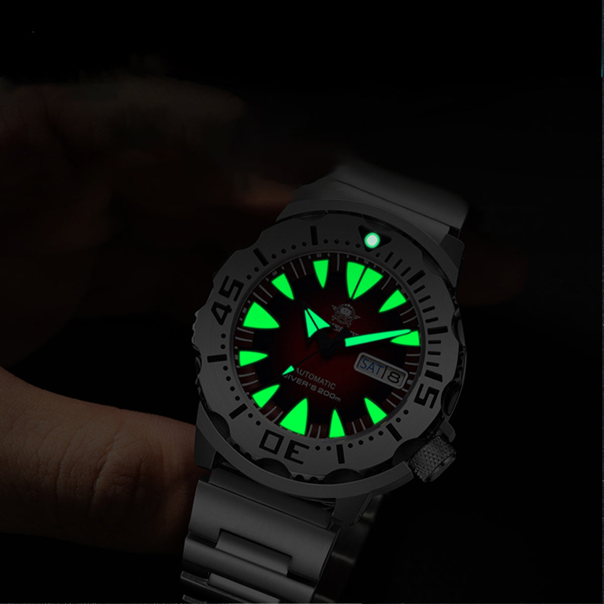 🔥SALDI D'AUTUNNO 🔥 Orologi automatici da sub ADDIESDIVE® Monster da uomo (AD2103)
