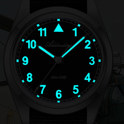 ADDIESDIVE 37mm VH31 Retro Pilot Field Watch AD2079