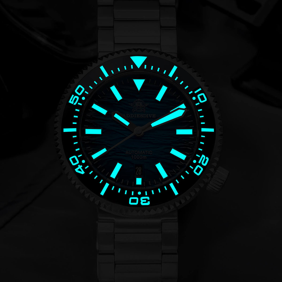 ★Speciale Capodanno★Addiesdive 46mm 1000m Orologio Subacqueo AD2069