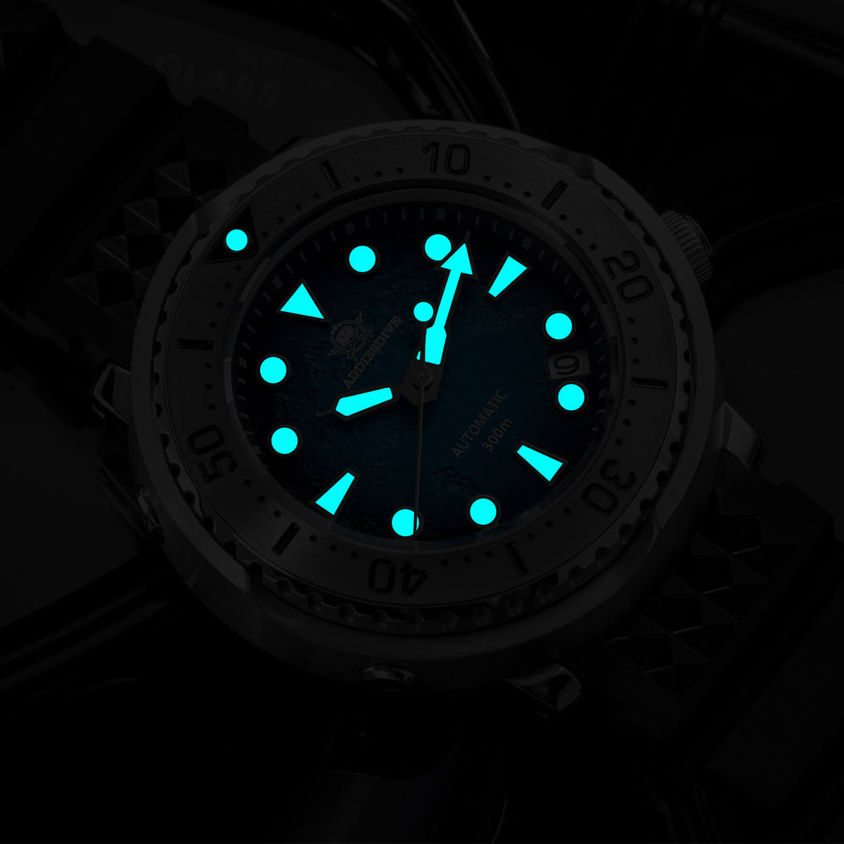 ADDIESDIVE® Orologio Subacqueo Automatico Tuna 300M AD2049