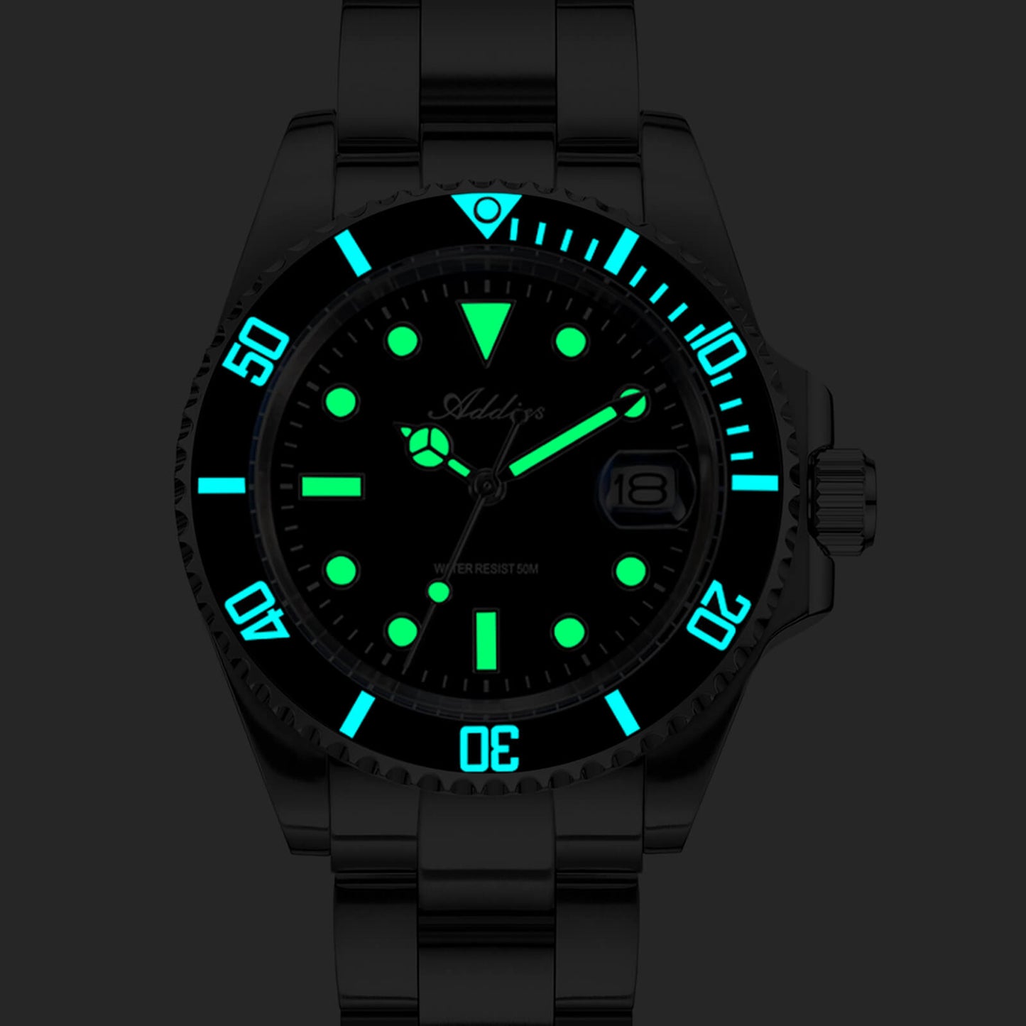 Addies Orologio al quarzo Luxury in acciaio inossidabile AW25902